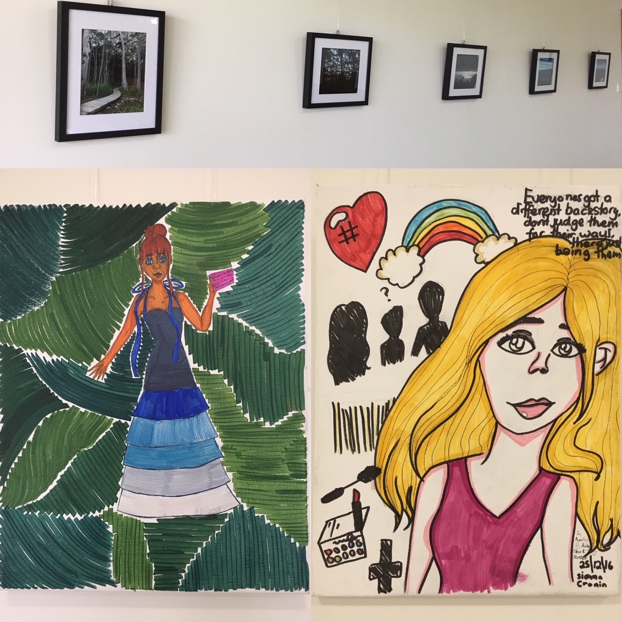 March and April Exhibition is by Sienna Cronin